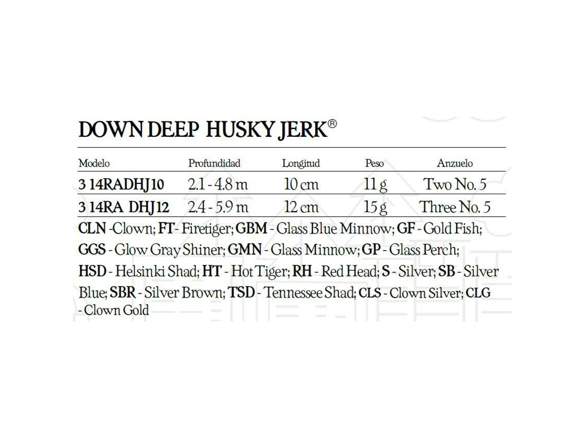 Rapala Down Deep Husky Jerk 100 Mm 11 Gr