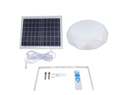 Luminária de Teto Solar de 3 Cores com Controle Remoto CHABERLU