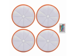 Conjunto de 4 Luzes de Led em Formato de Abóbora CHABERLU