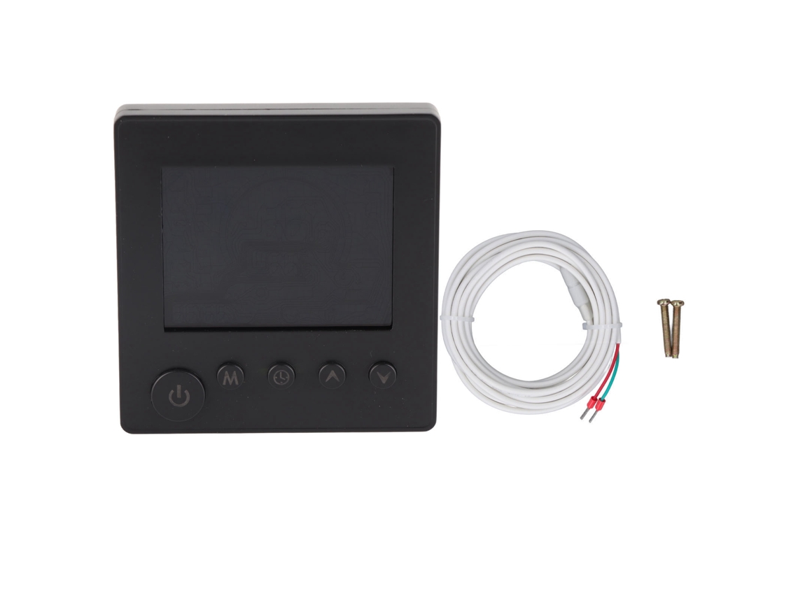 Termostato inteligente Wi-Fi (com visor LCD, sensores e controle remoto por aplicativo)