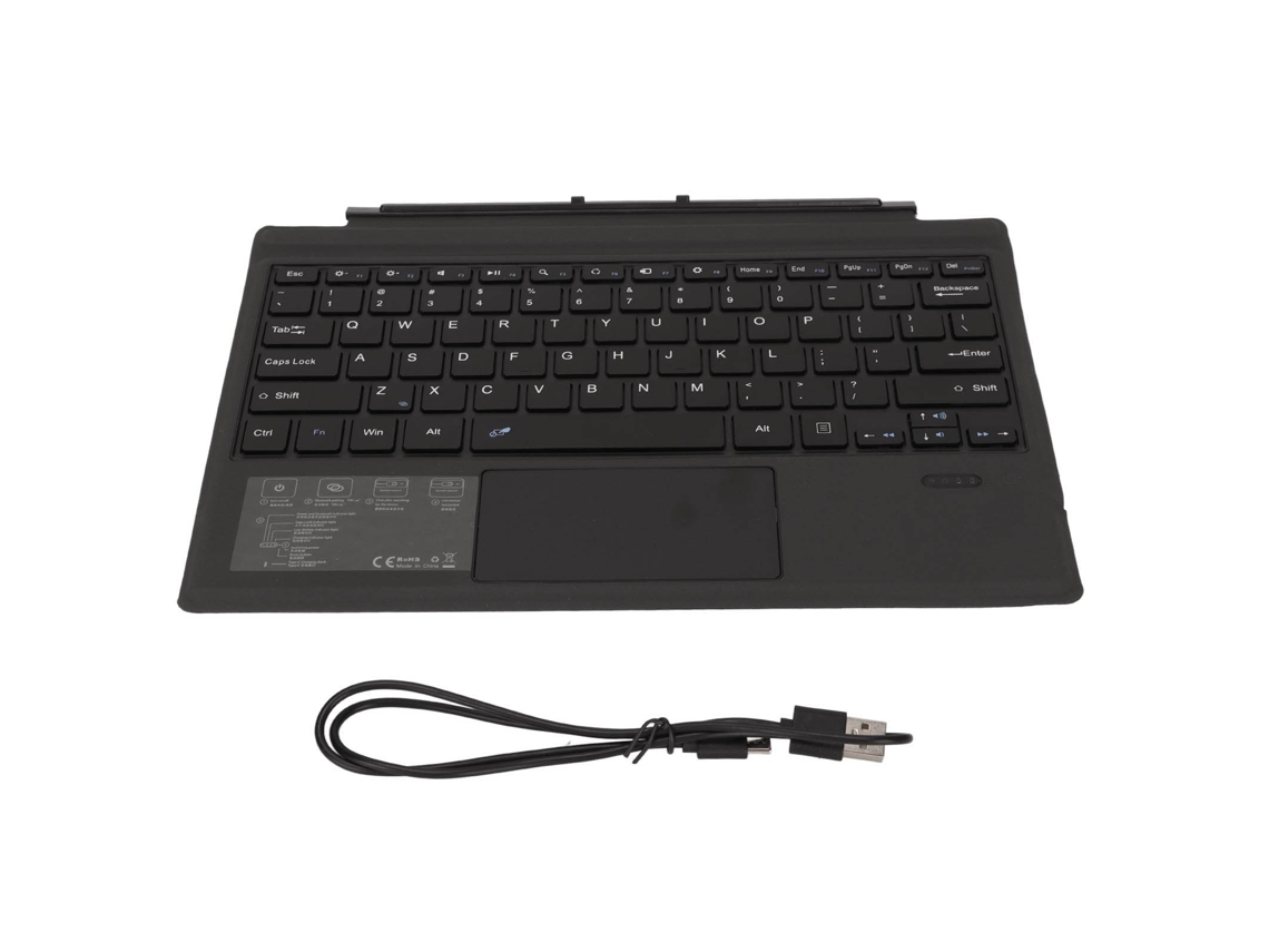 Teclado Bluetooth Sem Fio (recarregável, Teclas Coloridas) Compatível Com Microsoft Surface Pro 7/7+/pro 6 E Outros Modelos