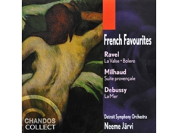 CD Ravel, Milhaud, Debussy, Neeme Järvi, Detroit Symphony Orchestra - French Ep Collection (1CDs)