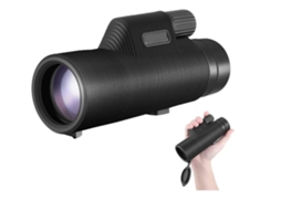 12x50 Monocular para Adultos Hd Telescópio Monocular 16.55mm Bak 4 Prisma de Alta Definição com Visão Noturna com Pouca Luz Preto USHION