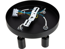 Luminária de Teto Led com Quatro Lâmpadas, Modelo Simples, Sem Fonte de Luz, para Uso Interno. SFUSHOS