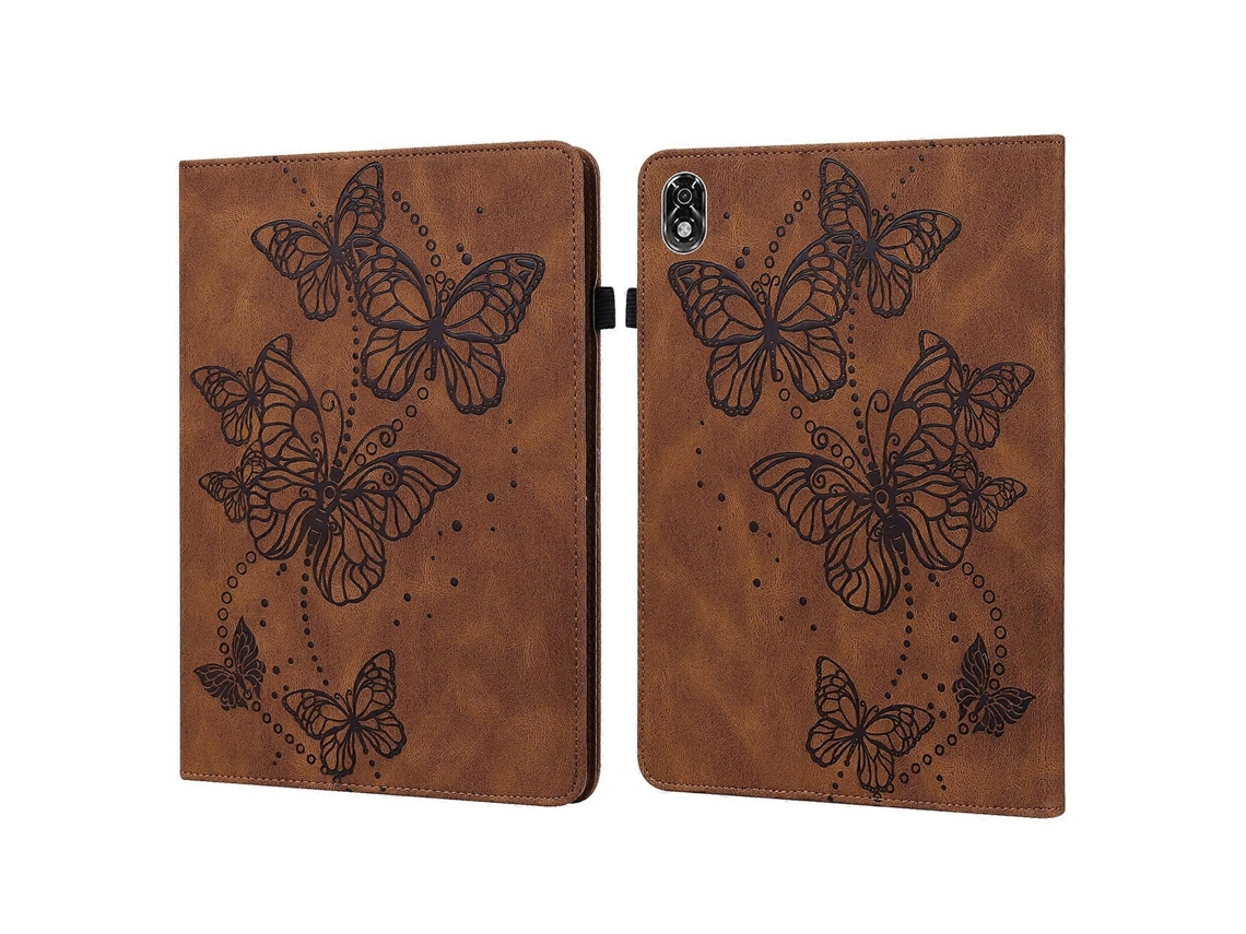 Capa De Couro Com Estampa De Borboleta Em Relevo Para Tablet Lenovo Legion Y700