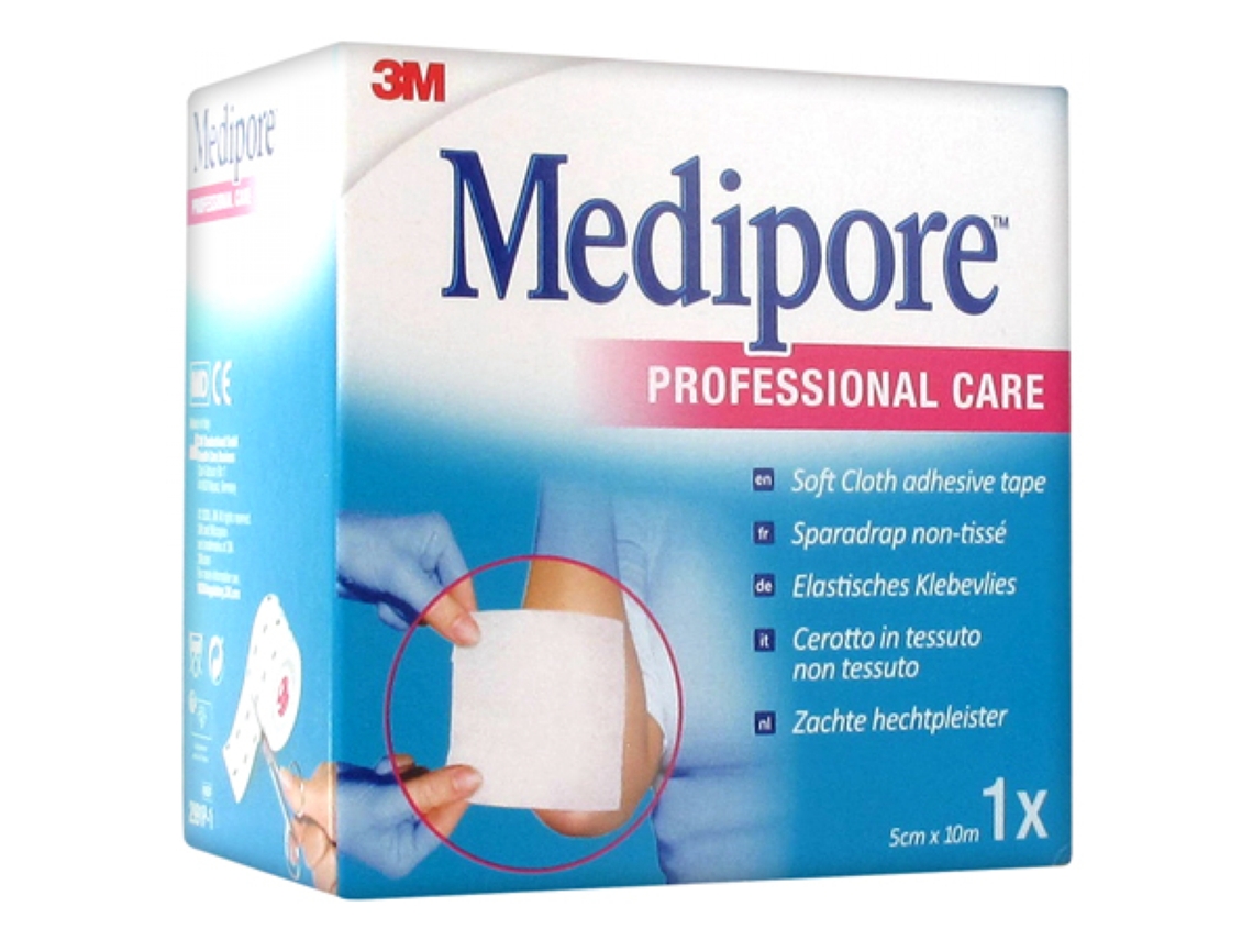 3M Medipore Professional Care Esparadrapo Sem Tecido 5 Cm X 10 M
