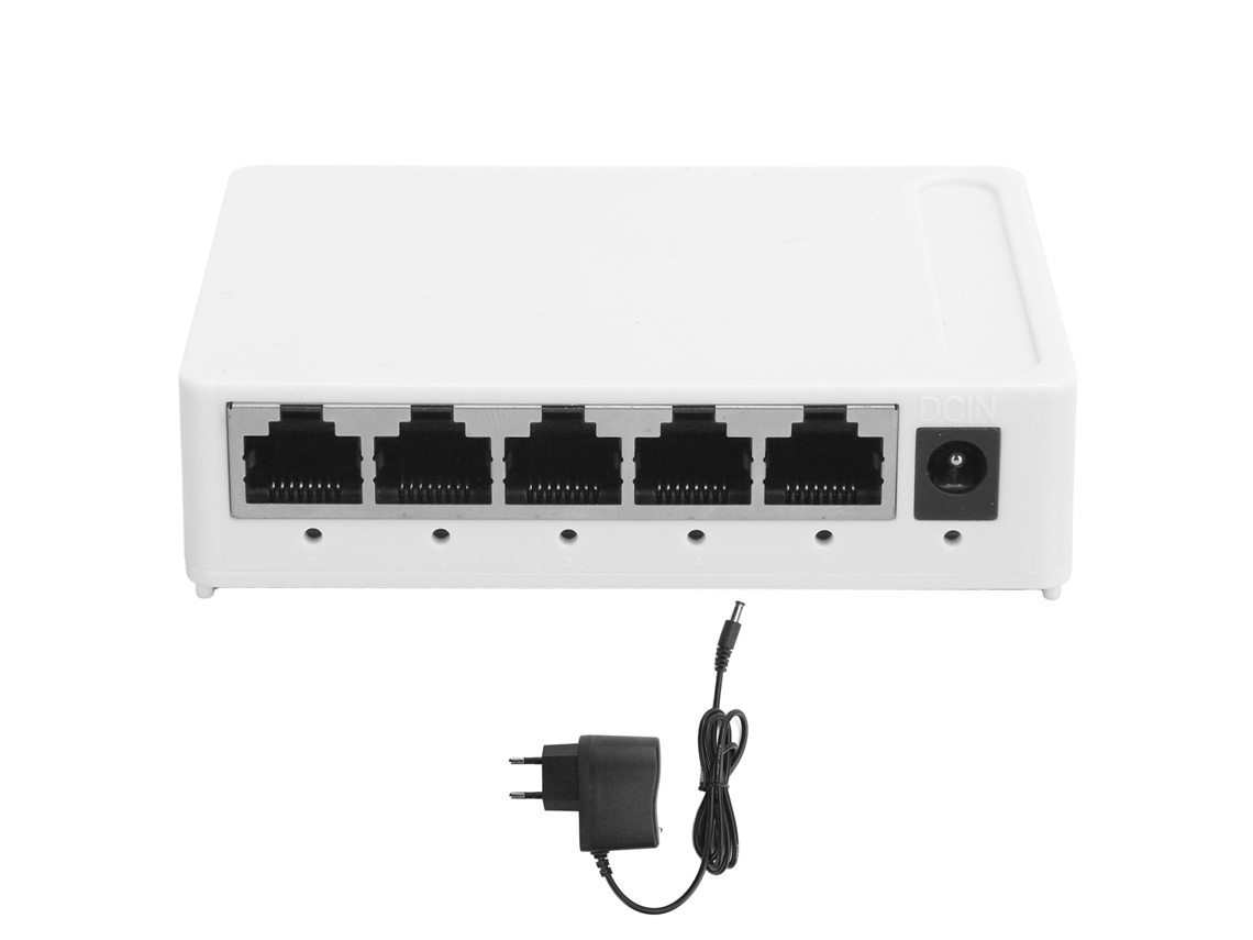 Switch Ethernet Gigabit 5 Portas LAXISCREED