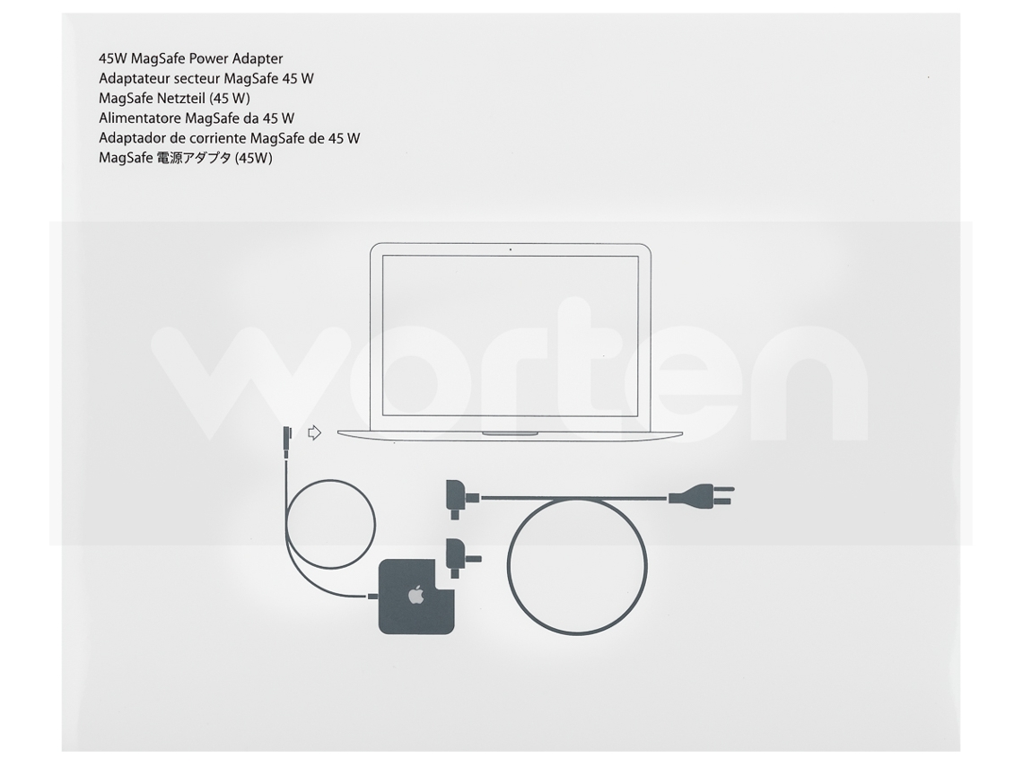 Carregador APPLE MagSafe (MacBook Air - CC Magnético - 45 W)