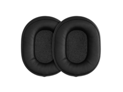 Almofadas Zruxe Para Auscultadores Audio-technica Ath-m50x/m40x/msr7 (pele Ecológica, Pretas, Substituição Fácil)