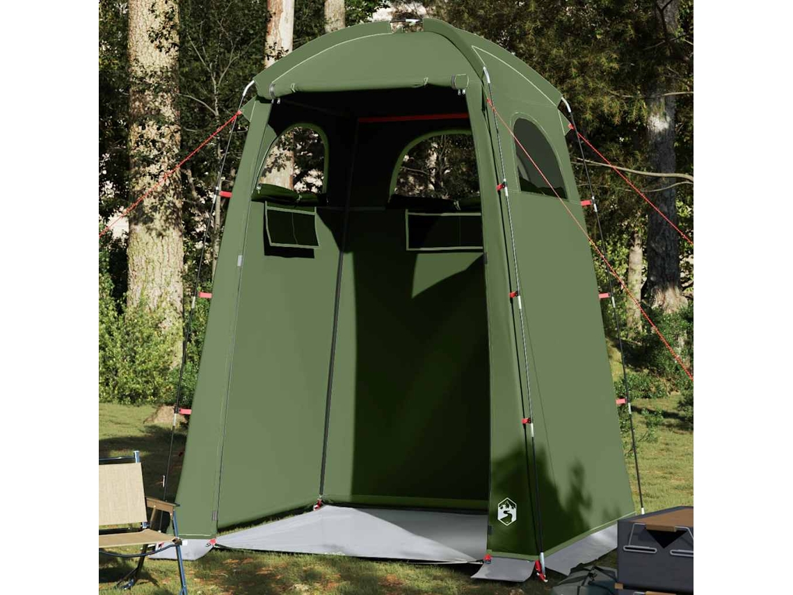 Vidaxl Tenda Para Duche Impermeável Verde Azeitona