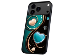 Capa Para Iphone 17 Pro Max Com Estampa De Corações