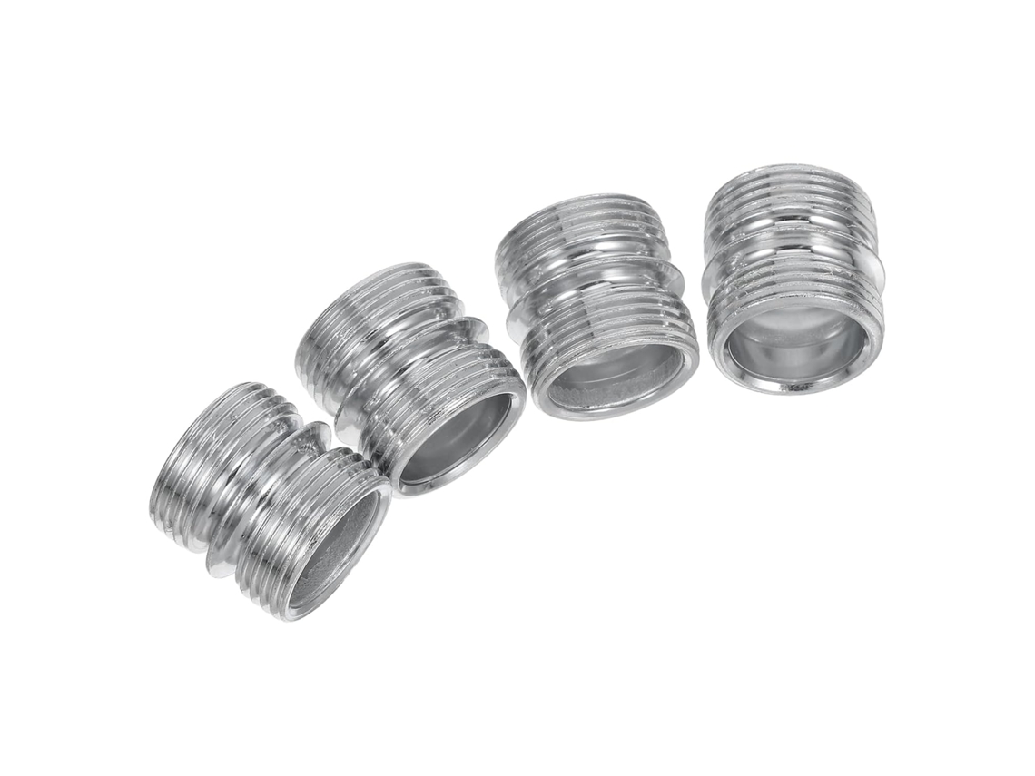 Suportes De Armazenamento Cabilock Metal Prateado, 4 Peças, Com Conectores De Encaixe Duplo E Design Robusto Para