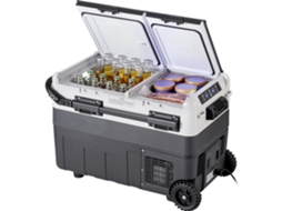 Geladeira Portátil 40l Com Freezer E Carrinho Tekmaquinas