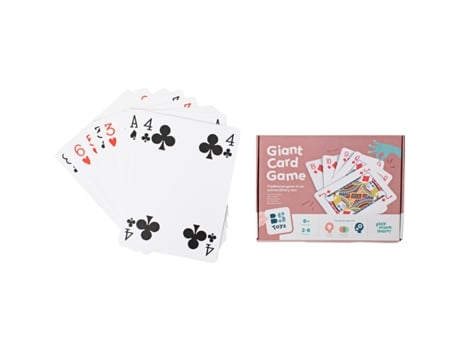 Baralho Gigante de Cartas BS-TOYS