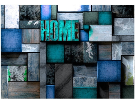 Papel de Parede ARTGEIST Blue Home (400x280 cm)