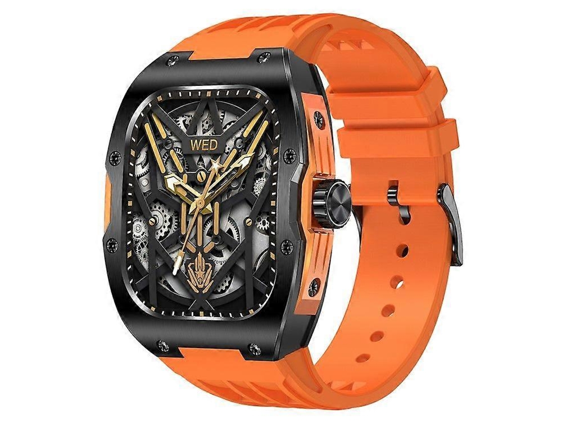 Smartwatch mecânico AMOLED de 1,952 polegadas com monitor de saúde, chamadas Bluetooth e relógio esportivo. Ly Ebike