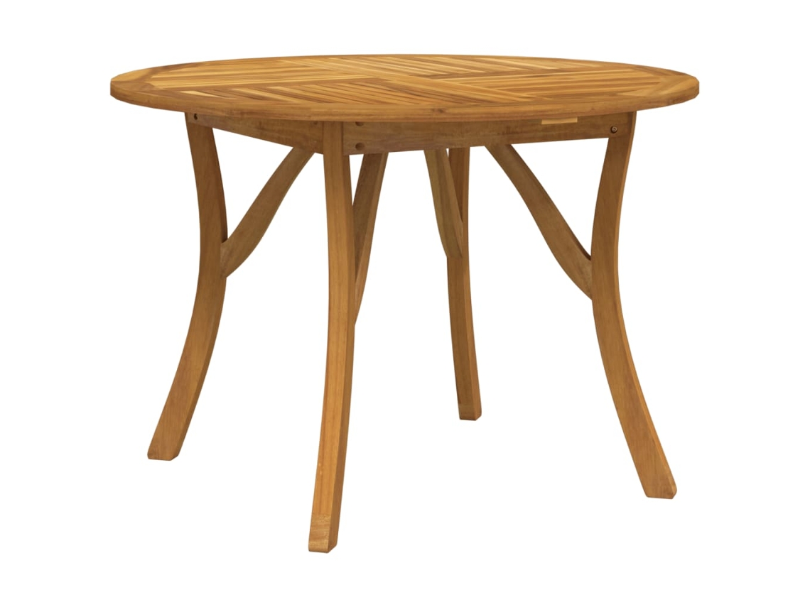Mesa de Jardim Ø 110 Cm Madeira de Acácia Maciça MAISON EXCLUSIVE