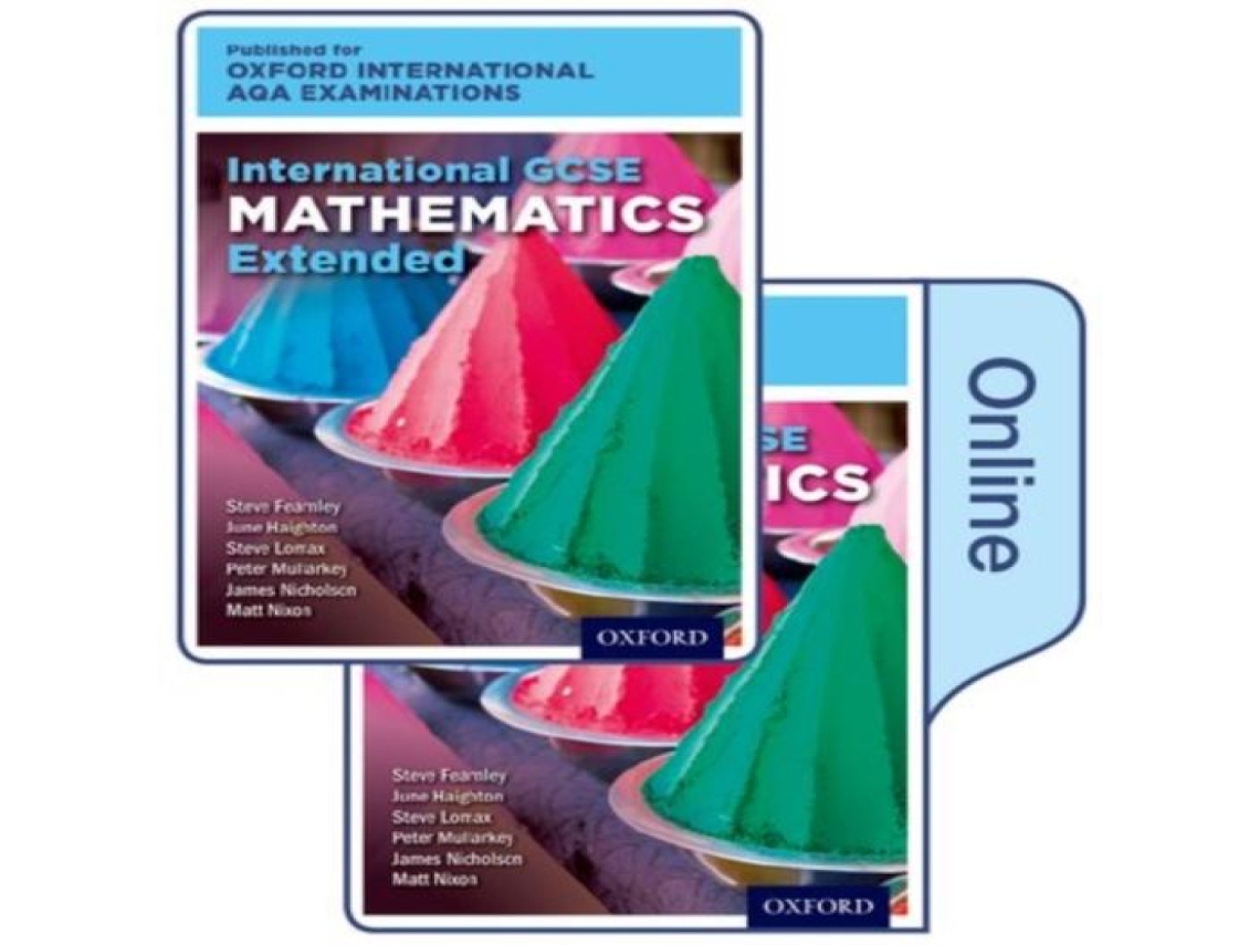 Livro OxfordAQA International GCSE Mathematics Extension de Nicholson e James (Inglês)