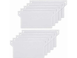 Placa De Peso Para Cortina Vertical Cega Califórnia 125mm 10pcs Reposição Plástico Branco