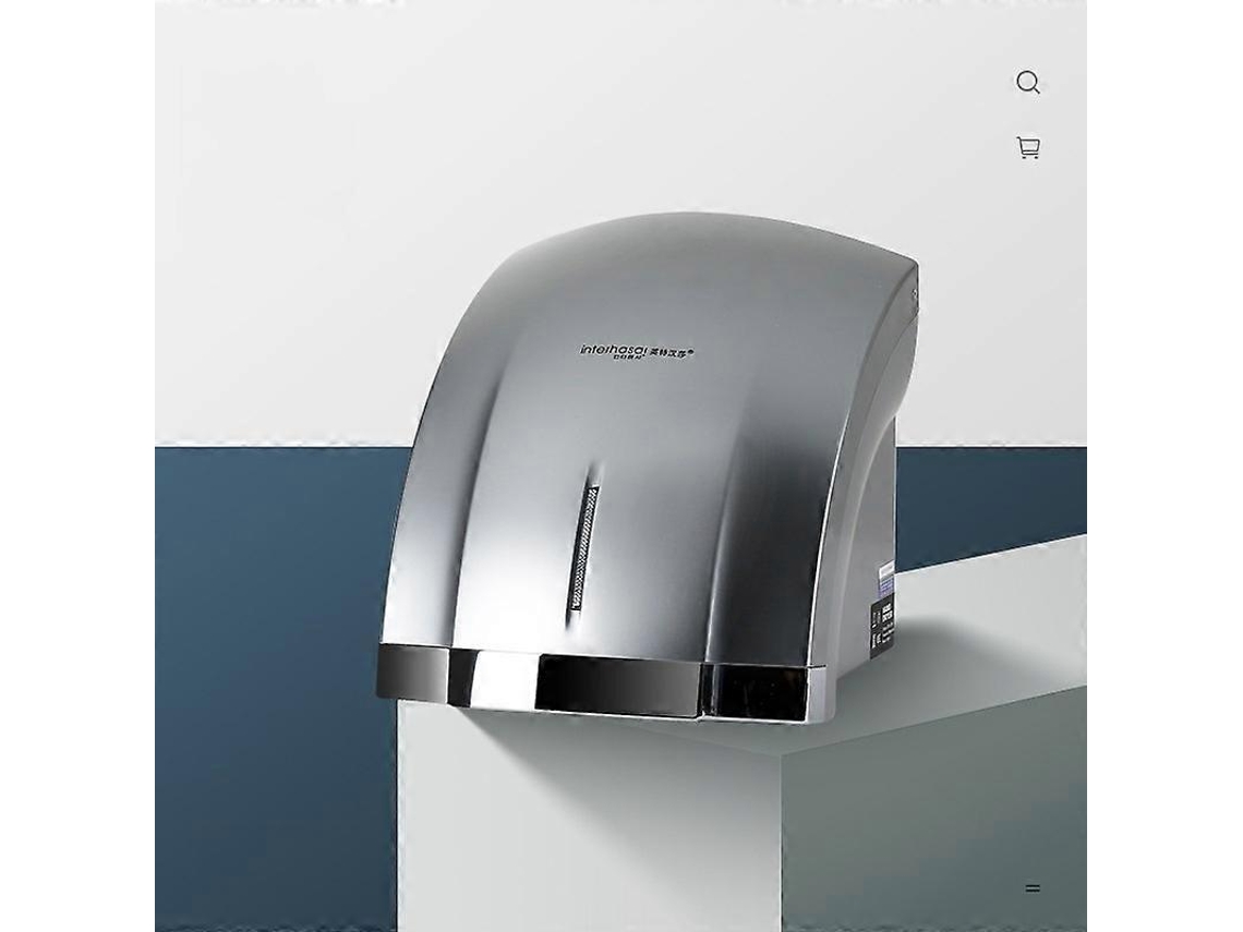 Secador De Mãos Elétrico, Modelo A1003, Cor Prata