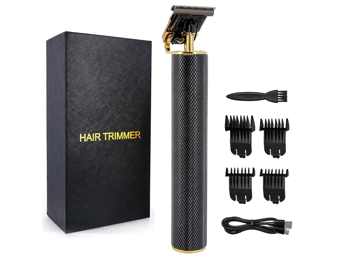 Aparador de Cabelo Profissional Sem Fio Aparador de Cabelo Careca de 0 Mm T-Blade Aparador de Cabelo para Homens Barbeador de Barba JEDBESETZT