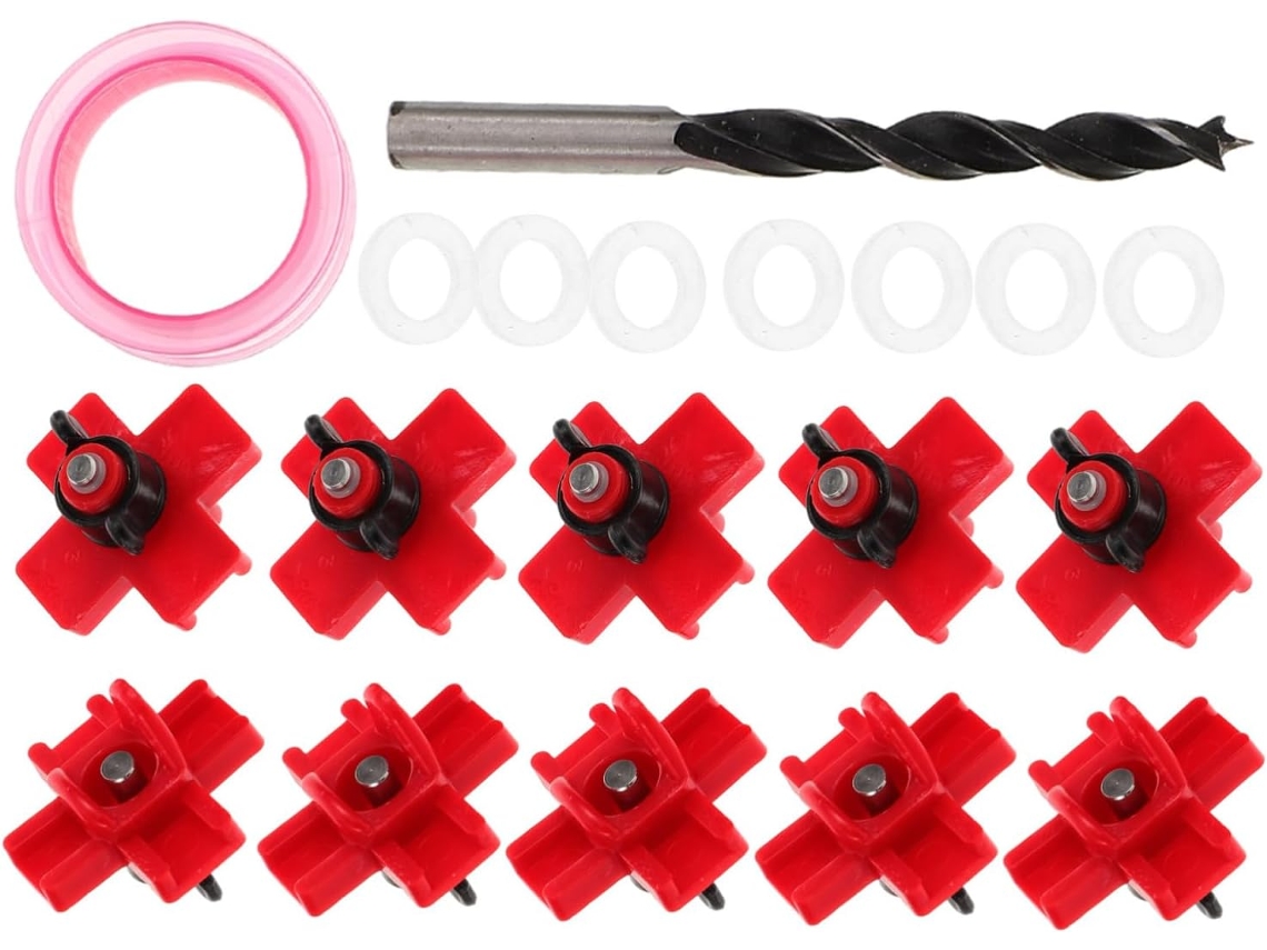 12 Comedouros Automáticos Horizontais De Plástico Para Galinhas