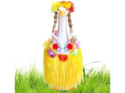 Roupa para Gansos Traje Havaiano para Animais de Jardim Acessórios: Biquíni, Coroa, Saia para Férias, Eventos no CHABERLU
