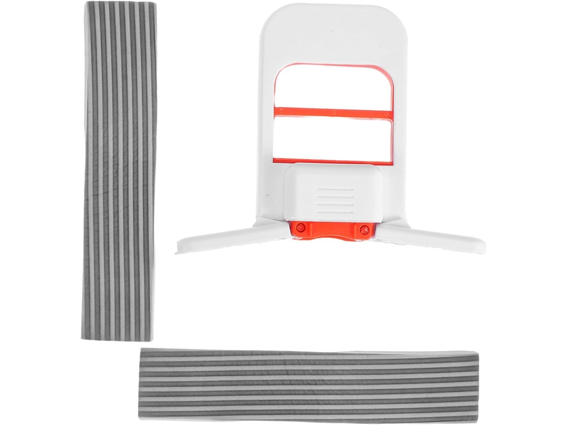 Ciieeo Mini Mop De Esponja Dobrável Com Torção Automática, 1mop Compacto Escritório Com 2 Cabeças De Algodão