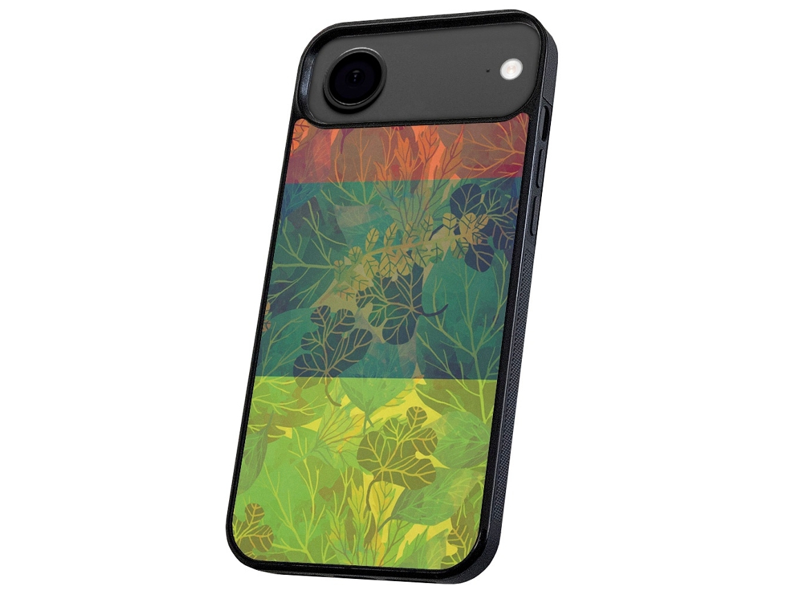 Capa Para Iphone 17 Air Com Estampa De Folhas
