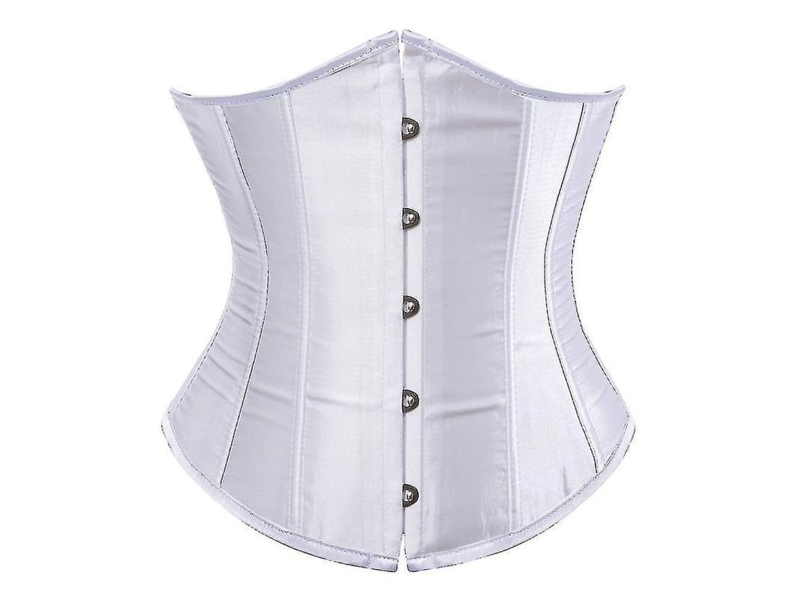 2026 corset Underbust Gótico Sexy Cincher Cintura Top Moldeador Plus Size S 6xl Lencería Rjo XL Blanco