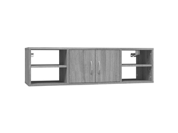 Wall Shelf, Wall Shelves Vidaxl Cinzeto Madeira Processada (n/a)