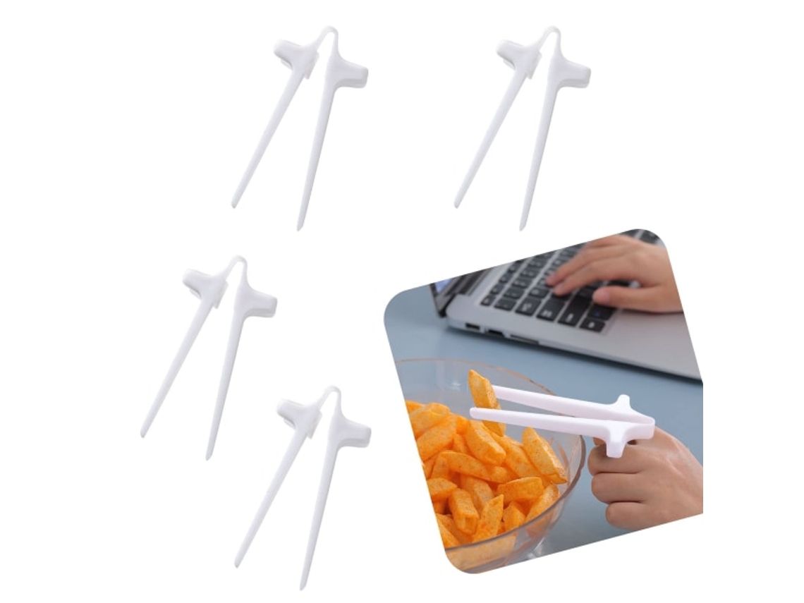 4 Palitos De Dedo(brancos)