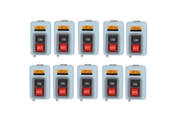 INTERRUPTOR DE BOTÃO DE INÍCIO PARA MOTOR TRIFÁSICO TBSN‑315 380V 15A 10PCS S/MARCA