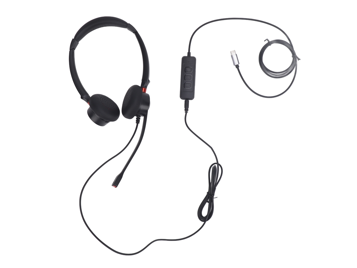 Fone De Ouvido Usb C Noise Cancelling Com Controle De Volume