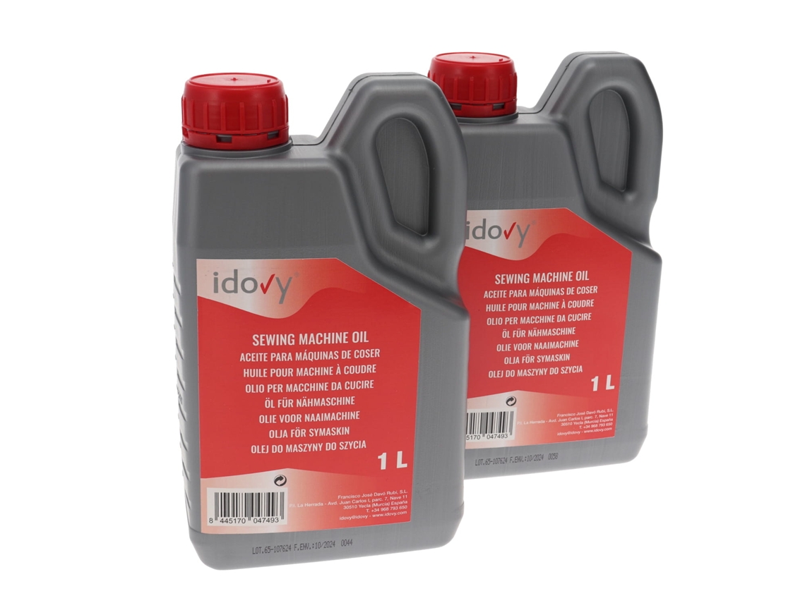 Óleo para máquina de costura Idovy, 2 litros