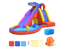 Escorrega aquático insuflável HAPPY HOP Multicolor PVC