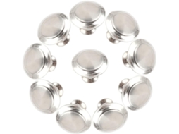 Gadpiparty Conjunto De 10 Puxadores Aço Inoxidável Escovado Para Portas Guarda Roupas Puxador Moderno
