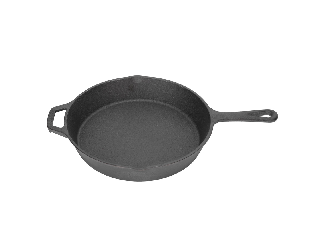 Frigidaire de ferro fundido, 25 cm, antiaderente, cozimento rápido e uniforme, para forno grill Fogão