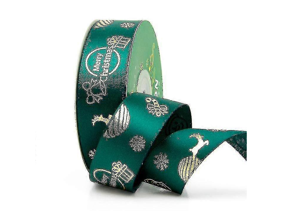 Fita De Natal 2,5cm X 22m, Fitas Para Árvore De Natal, Embrulho De Presente Hengjian