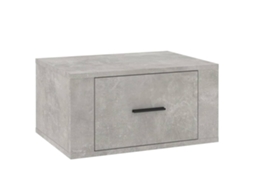 Mesa Cabeceira de Parede Cinzento Cimento MAISON EXCLUSIVE (50x36x25 cm)