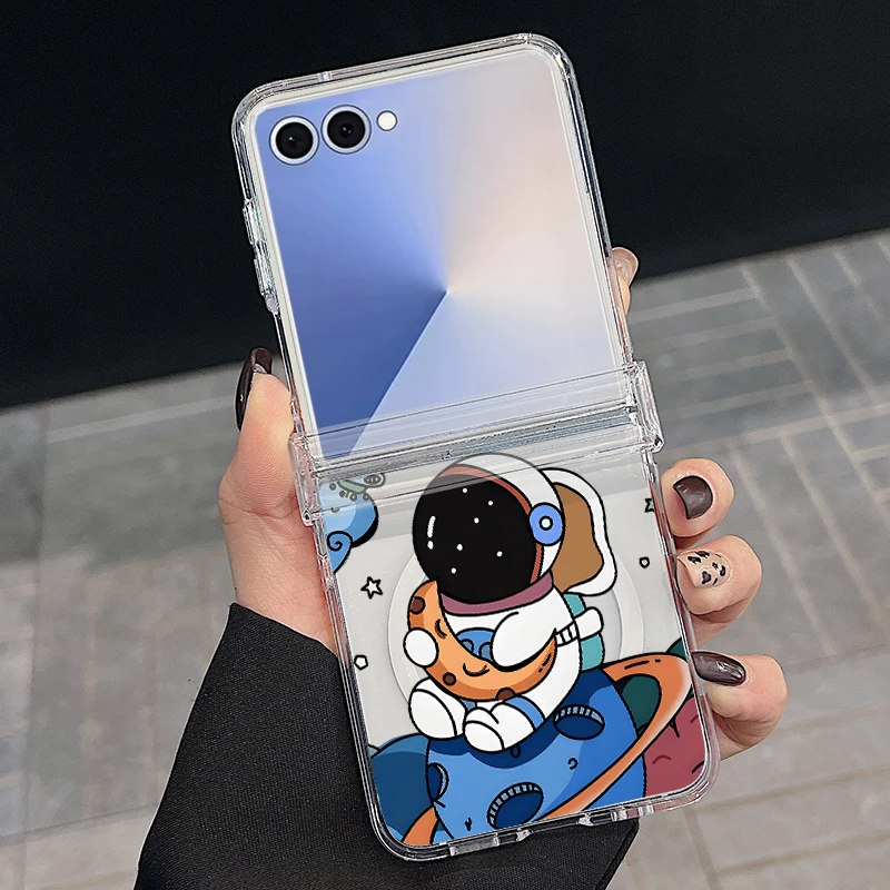 Capa Rígida Para Celular Samsung Com Estampa De Letras Criativas E Magnéticas (transparente).