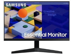Monitor SAMSUNG LS24C310EAUX (24'' - FHD - 5 ms - 75 Hz - Preto)