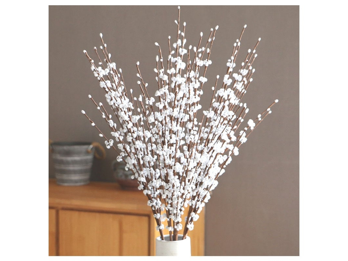 Conjunto de 10 Flores Artificiais Jasmim com Hastes 75 Cm Comprimento, uma BRILVIBERA