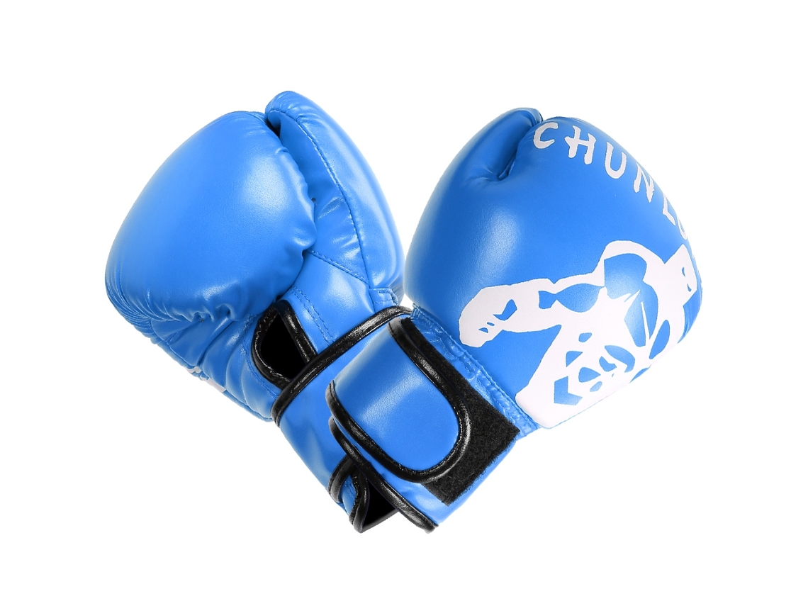 Business luvas de Boxe Sanda Kenpo para Adultos e Crianças com Amortecimento e Ventilação Azul | S/MARCA