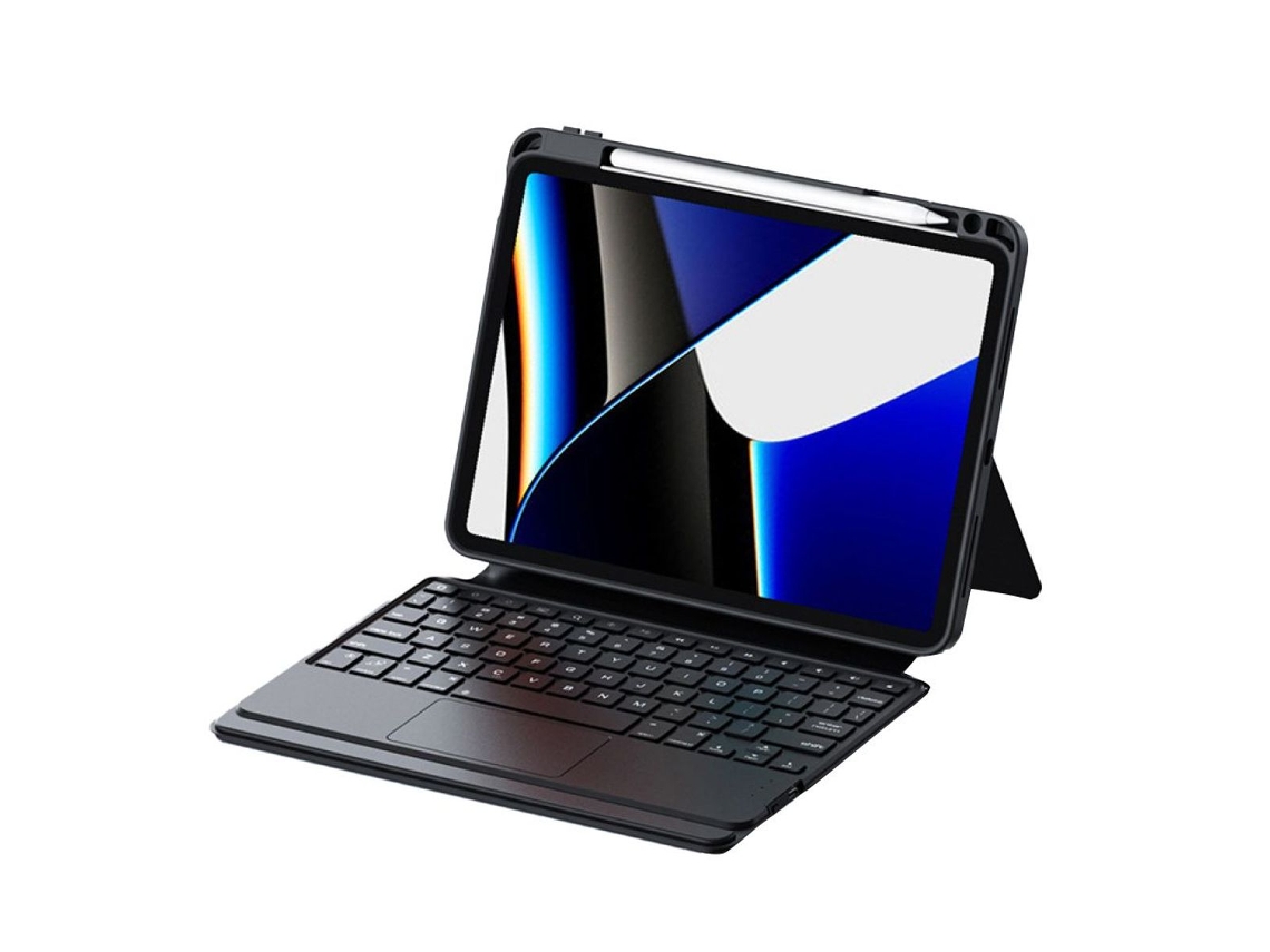 Teclado Bluetooth, Compatível Com Ipad Pro 12.9 2021/2020/2018, Qwertz Iluminado