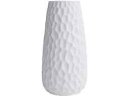 Vaso de Flores em Cerâmica Branca para Decoração de Interiores e Eventos NEVEANCE