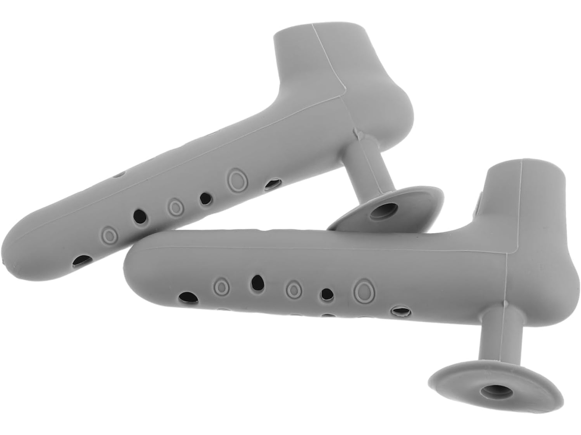 Vosarea 2 Peças Protetor De Maçaneta Porta Capa Silicone Macia Contra Colisões Para Maçanetas