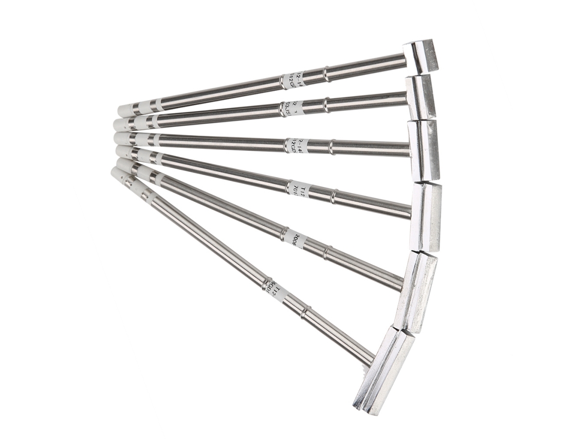 Laxiscreed Pontas De Soldar T12 Series Compatíveis Com Estações 9550, 951 E 952 - Conjunto Completo