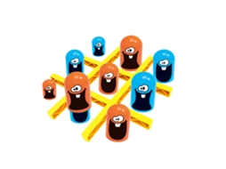 Mali Jogo de Tabuleiro Big Eat Small Azul Laranja Plástico para Home Desk Jogo de Linha Interativo