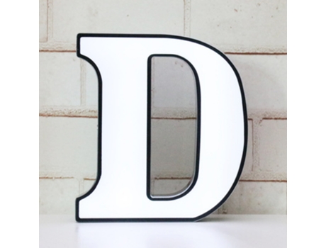 Luzes Led com Letras 1 Peça com Sinal de Alfabeto Iluminado Alimentado Por Bateria
